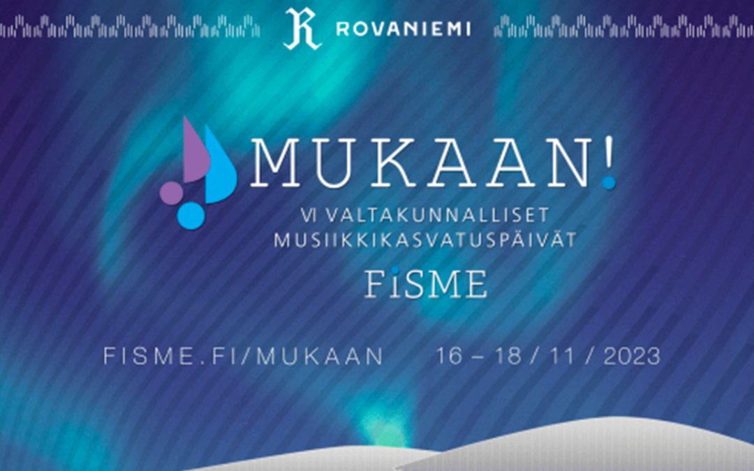 Rovaniemi isännöi valtakunnallisia musiikkikasvatuspäiviä marraskuussa 2023