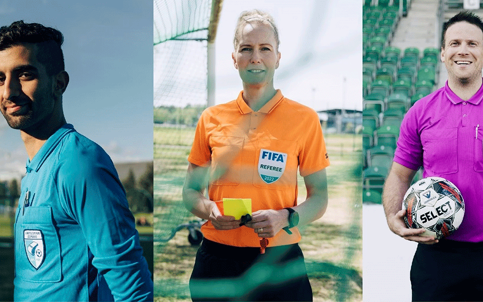 Jalkapallon erotuomareista on huutava pula Rovaniemellä ja uusia tarvitaan mukaan! Testaa olisiko sinusta yhdeksi.