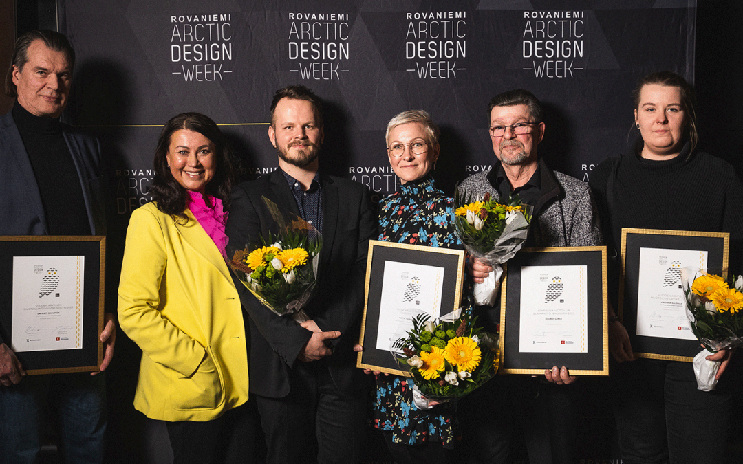 Arctic Design Weekin tunnustuspalkinnot jaettiin – Lappset Group on vuoden 2023 muotoiluintensiivinen yritys